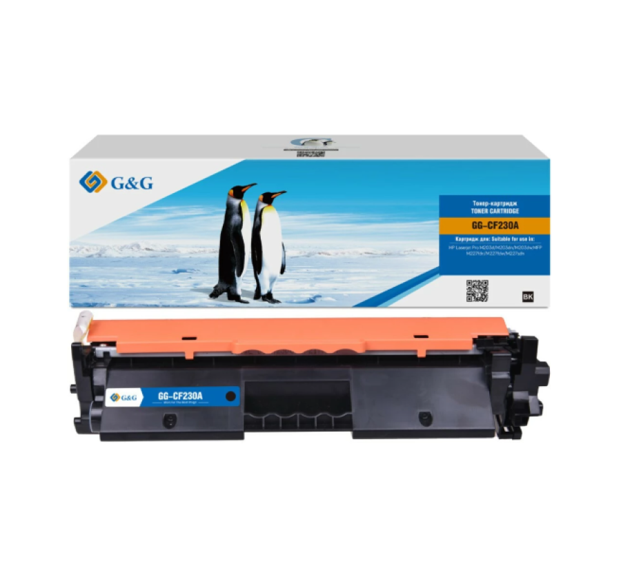 G&G GG-CF230A черный (1600 стр) для HP LaserJet Pro M203d/dn/dw MFP M227fdn/fdw/sdn