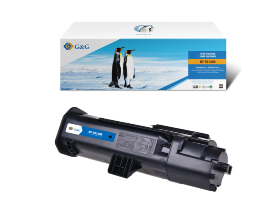 G&G GG-TK1200 Черный (3000 стр) для Kyocera P2335d/P2335dn/P2335dw/M2235dn/M2735dn/M2835dw