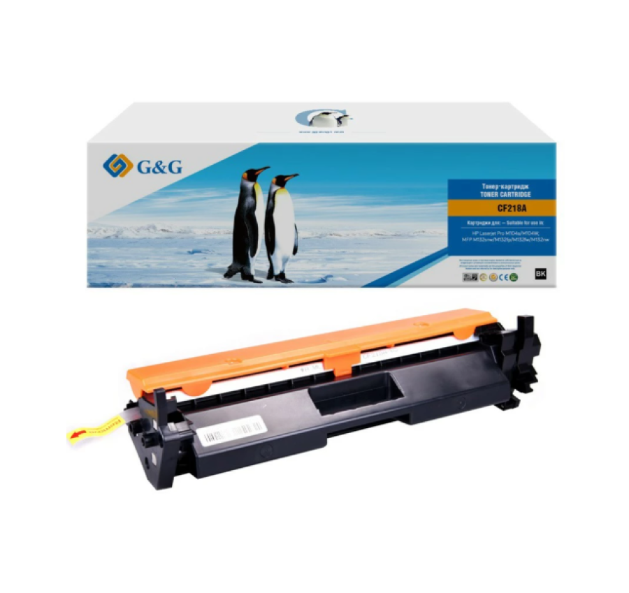 G&G GG-CF218A чёрный (1400 стр) для НР LaserJet Pro M104a/w, MFP M132nw/fw/fp/snw