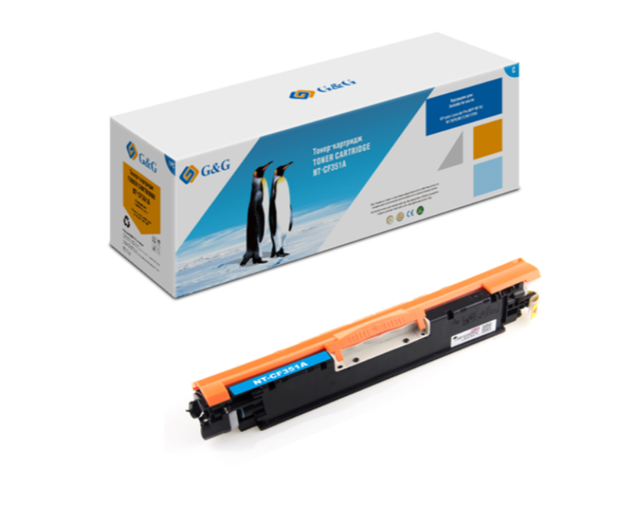 G&G GG-CF351A Голубой (1000 стр) для HP CLJ M551/M575/M570; Canon LBP7780