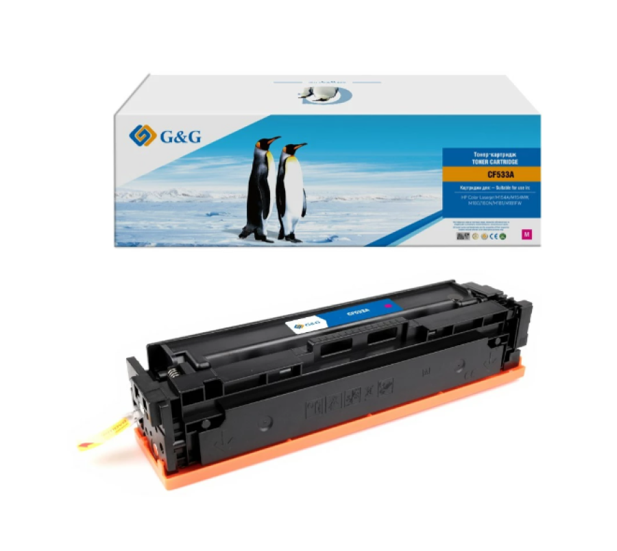 G&G GG-CF533A пурпурный (900 стр) для HP Color LaserJet M154A, M154NW, M180, 180N, M181, M181FW