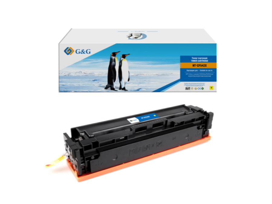 G&G GG-CF542X Желтый (2500 стр) для HP CLJ M175/CP1025/M275; Canon LBP7010C/7018C