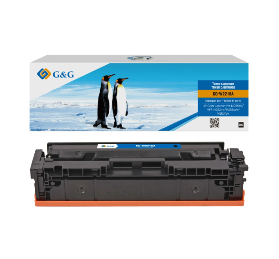 G&G GG-W2210A чёрный (1350 стр) для HP Color LaserJet Pro M255dw, MFP M282nw/M283fdw/cdw