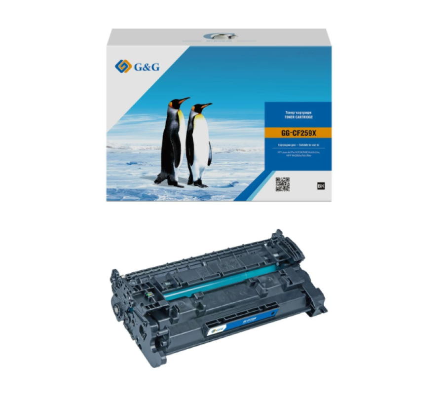 G&G GG-CF259X чёрный (10000 стр) для НР LaserJet Pro M304/404n/dn/dw, MFP M428dw/fdn/fdw