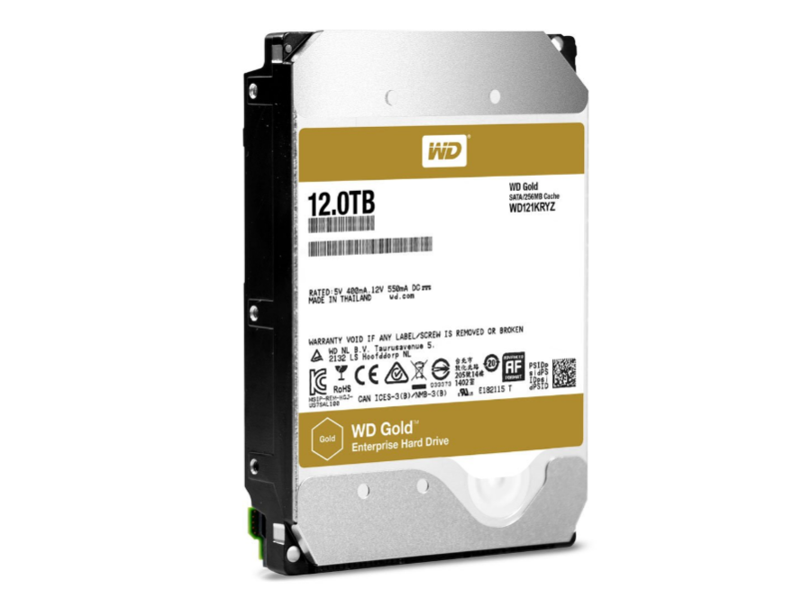 Western Digital Gold 12Tb SATA-III  (WD121KRYZ)