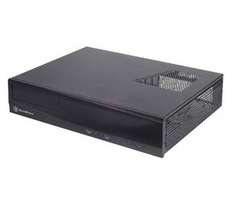 Silverstone SST-ML03B Milo Slim HTPC Micro ATX Silent без БП (G410ML03B000020) Black