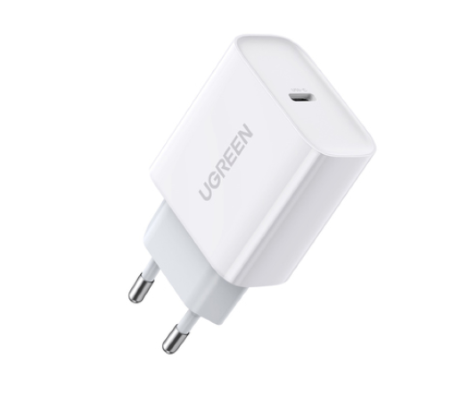UGREEN CD137 Fast Power Adapter With PD 20W EU (60450) White