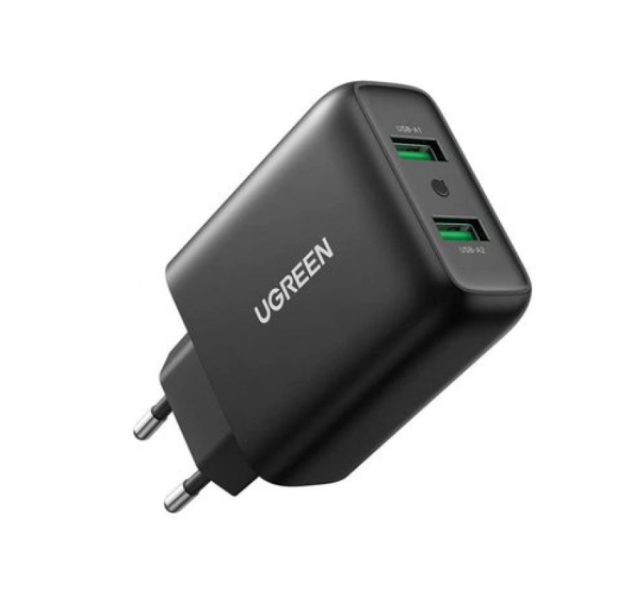UGREEN CD161 USB-A QC 3.0 36W Fast EU (10216) Black