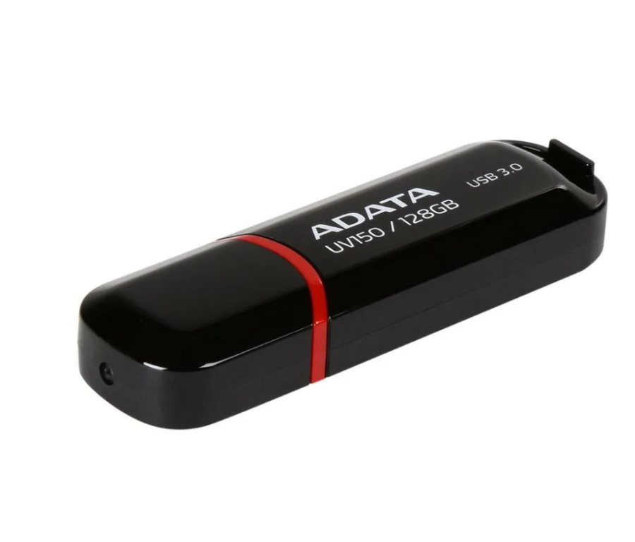 A-Data 128ГБ, USB3.0 (AUV150-128G-RBK) Черный