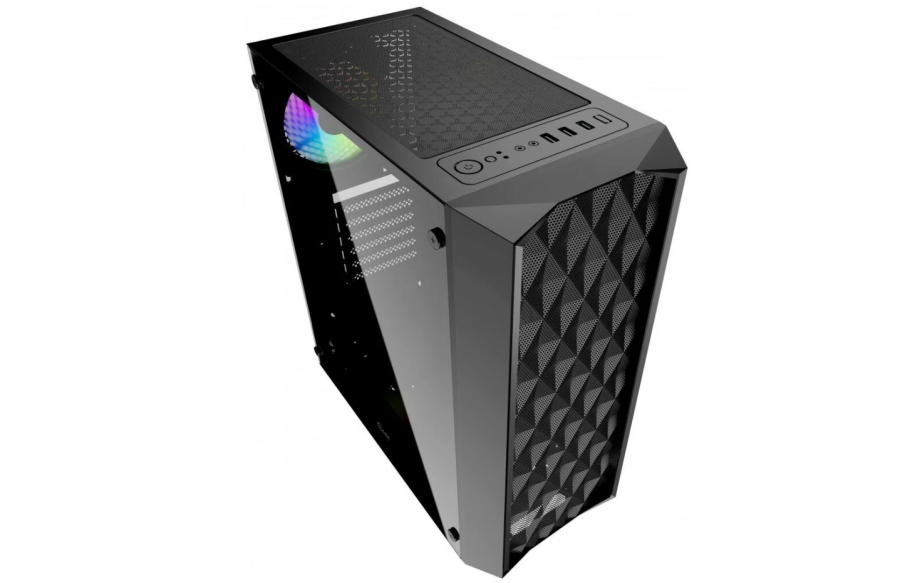 Powercase Diamond Mesh LED без БП (CMDM-L1) Black