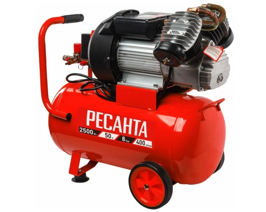 Ресанта КП-50/400М масляный 400л/мин 50л 2500Вт (74/7/6)