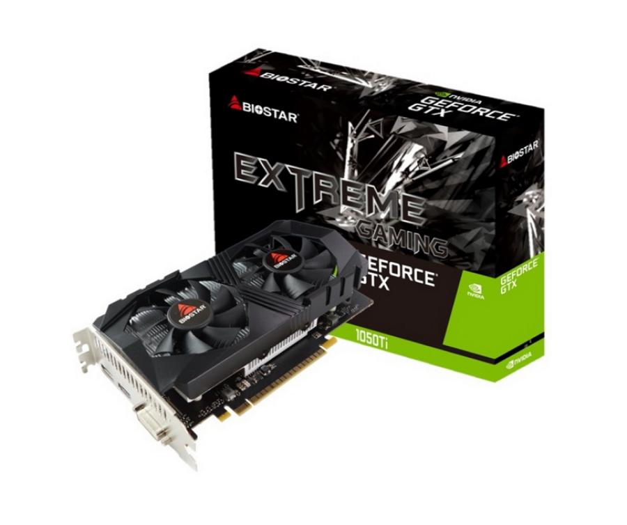 Biostar GTX1050 4GB GDDR5 128-bit DVI DP HDMI (VN1055TF41)