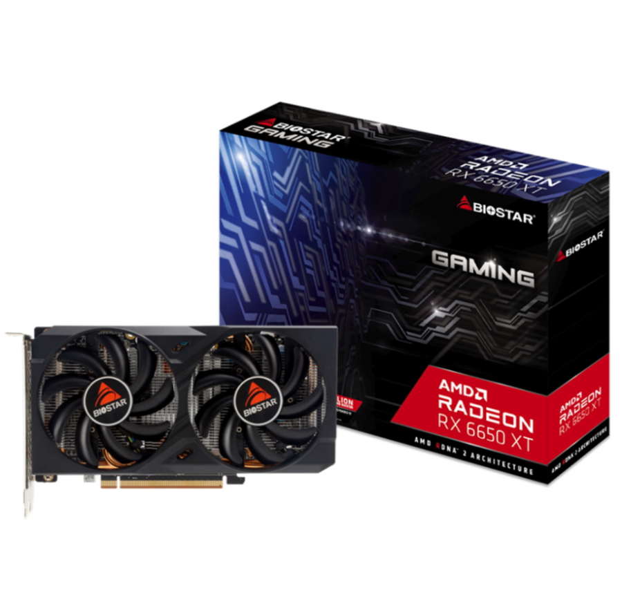 Biostar RX6650XT 8GB GDDR6 128-bit DPx3 HDMI (VA6656TM81)