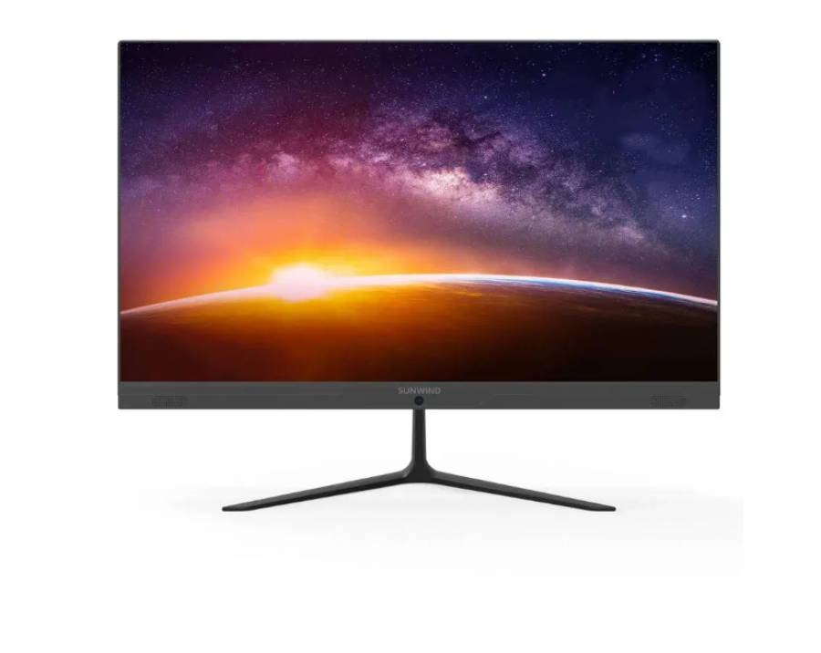 SunWind Action AiO 23i Intel Celeron N4020 1100 МГц/4096 Mb/256 Gb SSD/23.8" Full HD 1920x1080/DVD-нет/Intel Iris Plus Graphics 600/Linux (UM23CN-4CXU01) Черный