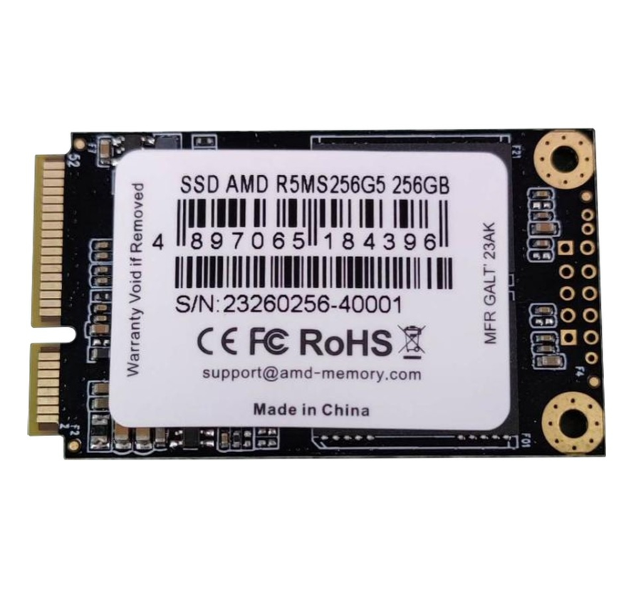 AMD Radeon Client SSD 256GB mSATA 3D (R5MS256G5)