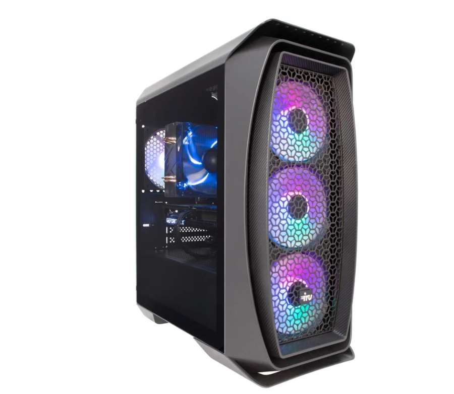 IRU Game 520B5GMA AMD Ryzen 5 5600X 3.7 GHz/16384 Mb/512 Gb SSD/DVD нет/NVIDIA GeForce RTX 3050 - 8192 Мб/DOS (1926551) Черный