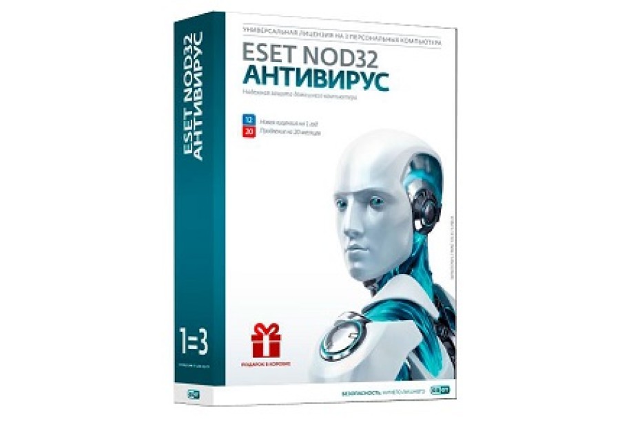 Eset NOD32 лиц на 1год или прод на 20мес 3PC Box (NOD32-ENA-1220(BOX)-1-1)