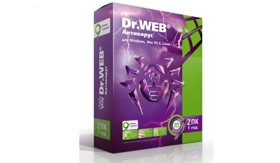 DR.Web Антивирус 2PC 1Y Base Box (BHW-A-12M-2-A3)