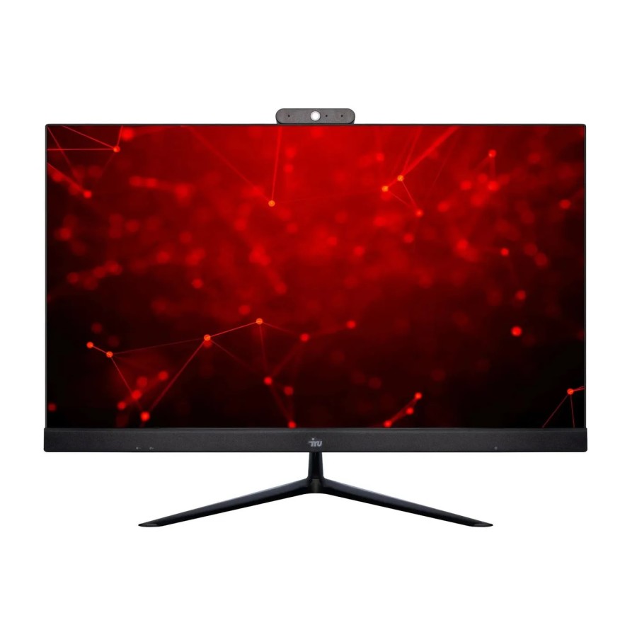 iRU Tactio 23dm Intel Core i3 12100 3300 МГц/8192 Mb/256 Gb SSD/23.8" Full HD 1920x1080/DVD-нет/Intel UHD Graphics 730/Windows 11 Pro (2086818) Черный