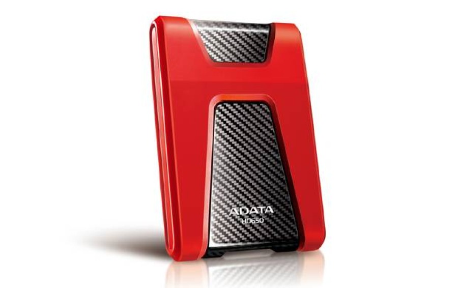 ADATA DashDrive Durable HD650 USB 3.1 2TB Red (AHD650-2TU31-CRD)