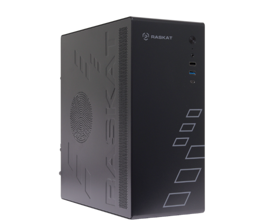 Raskat Standart 300 Intel Core i3 12100 3300 МГц/16384 Mb/480 Gb SSD/DVD-нет/Intel UHD Graphics 730/Без ОС (Standart300128046) Черный