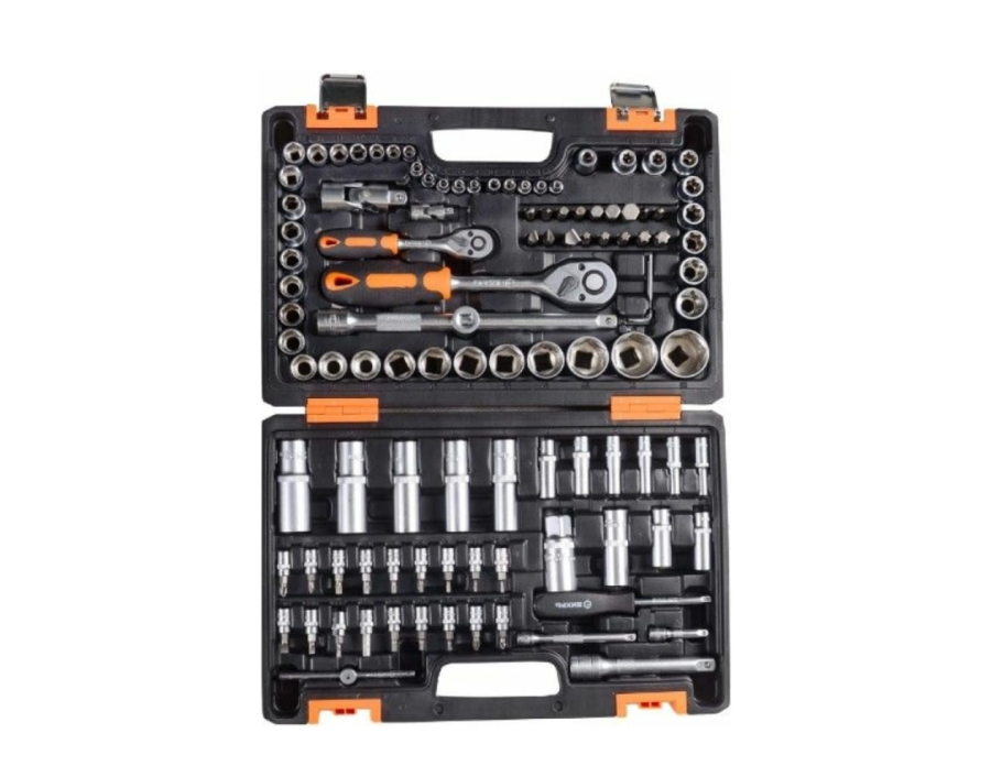 Вихрь 1/2", 1/4", CrV, в кейсе, 108 предметов (73/6/7/8)