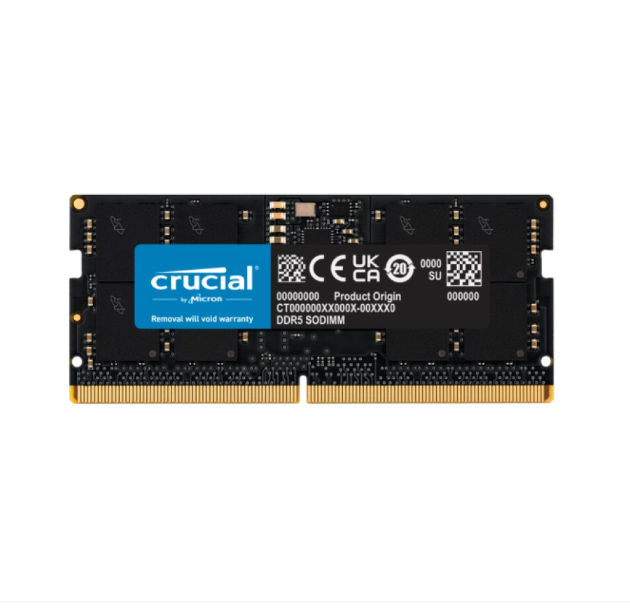 Crucial 16Gb DDR5 4800MHz SO-DIMM (CT16G48C40S5)