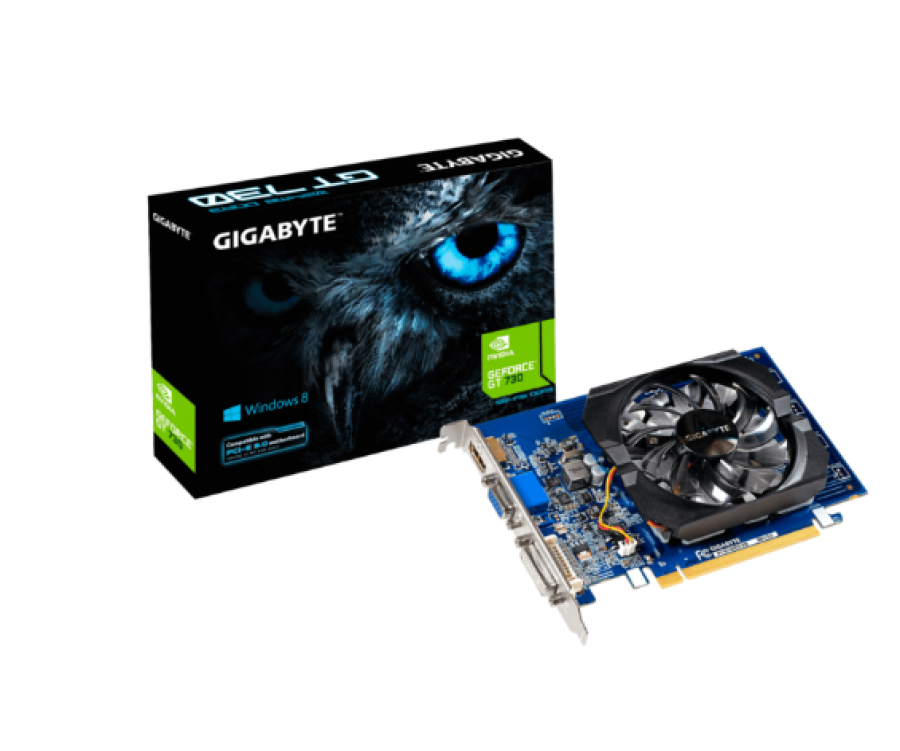 Gigabyte GT730 2GB GDDR3 64bit VGA DVI-D HDMI RTL (GV-N730D3-2GI 3.0)