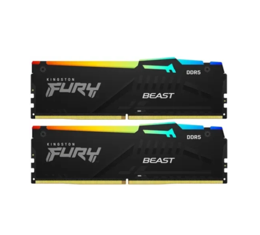 Kingston FURY Beast Black DDR 5 DIMM 64Gb PC44800, 5600Mhz (KF556C40BBAK2-64)