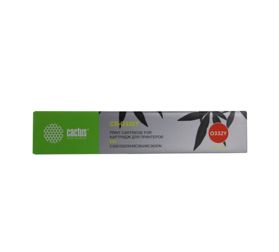 Cactus CS-O332Y yellow (3000 стр) для OKI C332/MC363