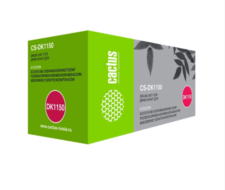 Cactus CS-DK1150 Черный (100000 стр) для Kyocera Mita M2040dn, M2135dn, M2540dn, M2540dw, M2635dn, M2635dw, M2640idw, M2735dw, P2040dn, P2040dw, P2235d