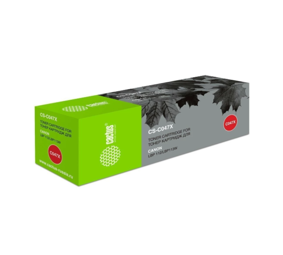Cactus CS-C047X черный (4000 стр) для Canon LBP112/LBP113W