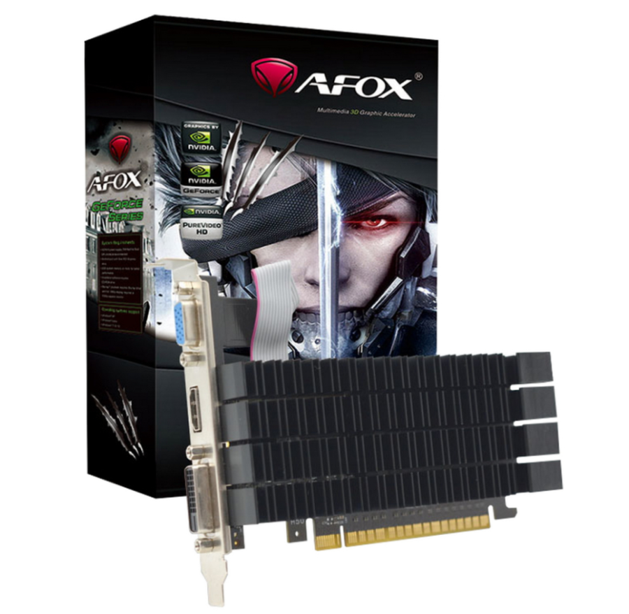 AFOX GT730 2G DDR3 64bit heatsink DVI HDMI (AF730-2048D3L3-V3)