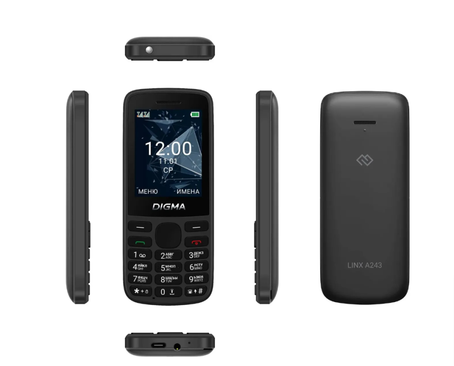 Digma Linx A243 (LT2077PM) Черный