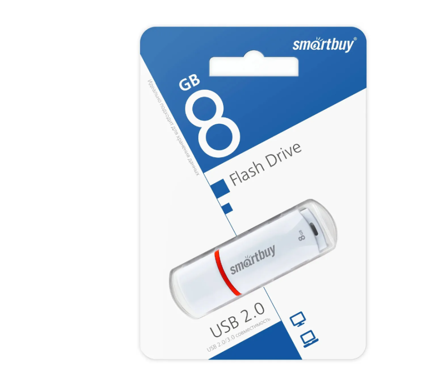 SmartBuy Crown 8Gb (SB8GBCRW-W) White