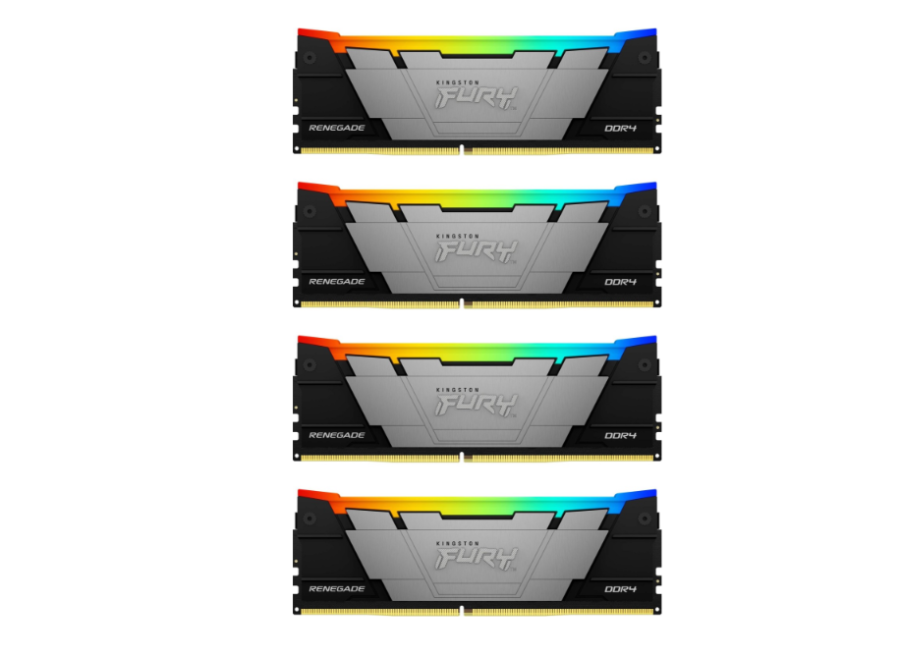 Kingston Fury Renegade RGB 64Gb DDR4 3600MHz (4x16Gb KIT) (KF436C16RB12AK4/64)