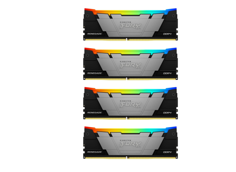 Kingston Fury Renegade RGB 64Gb DDR4 3200MHz (4x16Gb KIT) (KF432C16RB12AK4/64)