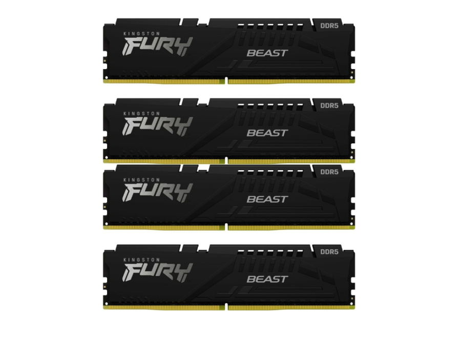 Kingston Fury Beast 64Gb DDR5 5200MHz (4x16Gb KIT) (KF552C40BBK4-64)