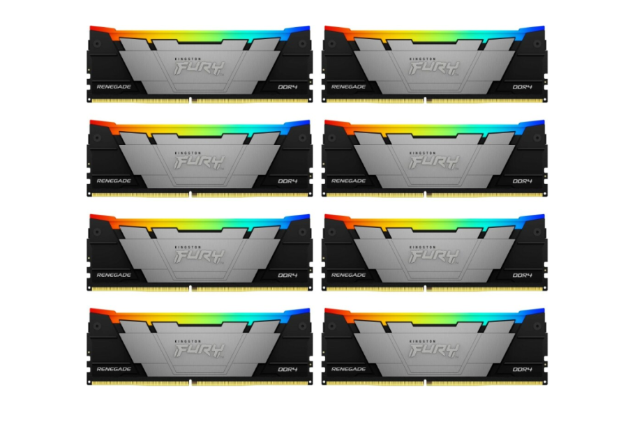 Kingston Fury Renegade RGB 256Gb DDR4 3200MHz (8x32Gb KIT) (KF432C16RB2AK8/256)
