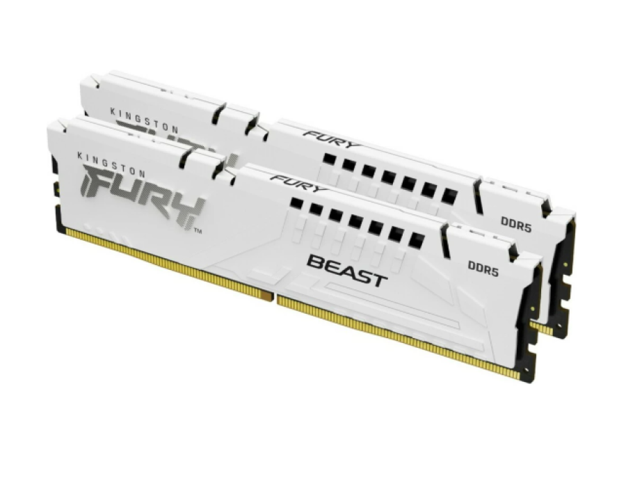 Kingston Fury Beast White 64Gb DDR5 5600MHz (2x32Gb KIT) (KF556C40BWK2-64)