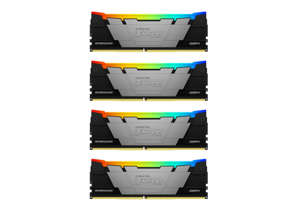 Kingston Fury Renegade RGB 32Gb DDR4 3600MHz (4x8Gb KIT) (KF436C16RB2AK4/32)