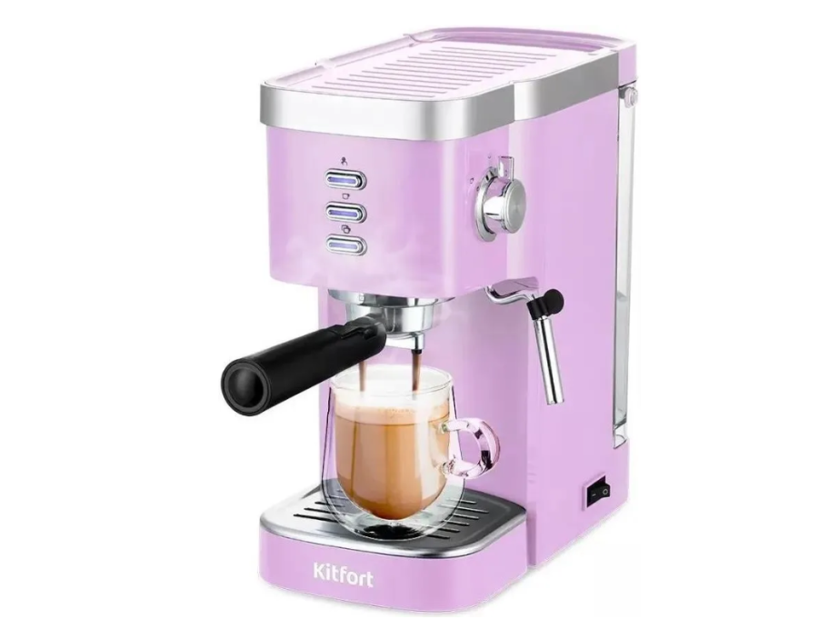 Kitfort КТ-7114-3 1250Вт рожковая (Фиолетовый)