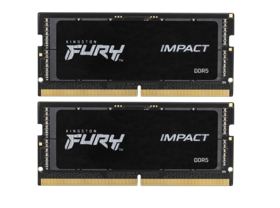 Kingston Fury Impact SO-DIMM 32Gb DDR5 5600MHz (2x16Gb KIT) (KF556S40IBK2-32)