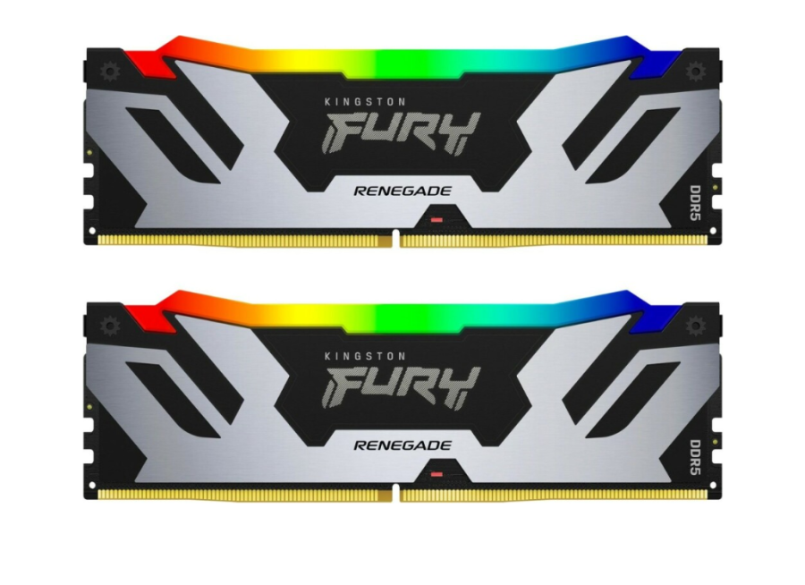 Kingston Fury Renegade Silver RGB 48Gb DDR5 6400MHz (2x24Gb KIT) (KF564C32RSAK2-48)