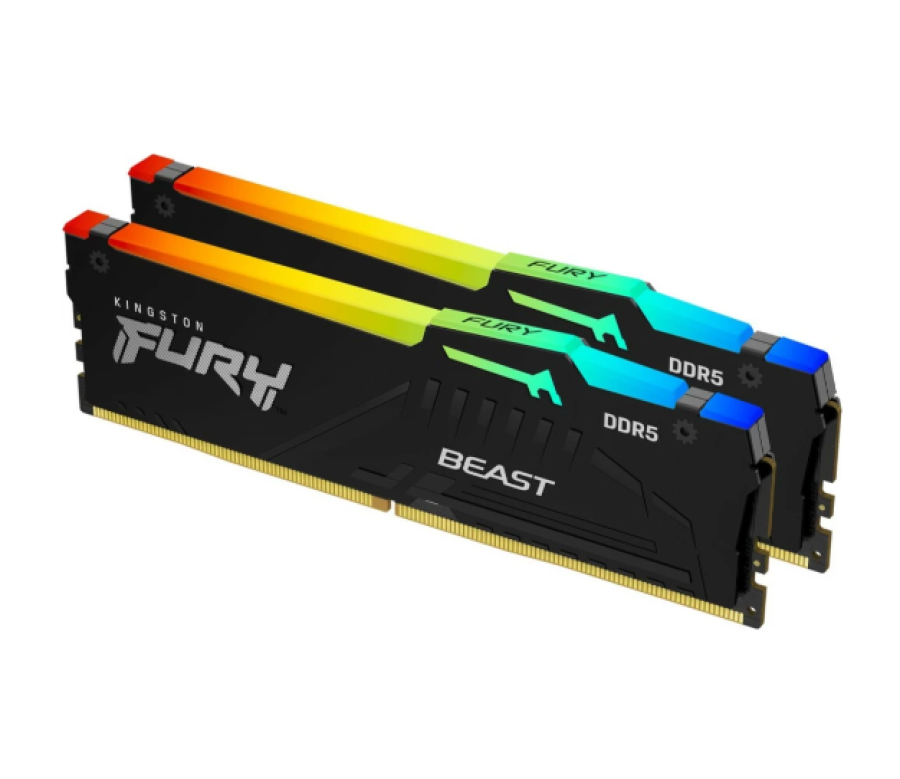 Kingston Fury Beast RGB 16Gb DDR5 5200MHz (2x8Gb KIT) (KF552C36BBEAK2-16)
