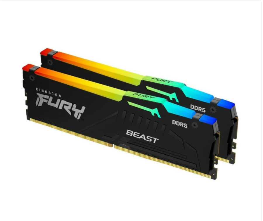 Kingston Fury Beast RGB 16Gb DDR5 5600MHz (2x8Gb KIT) (KF556C36BBEAK2-16)