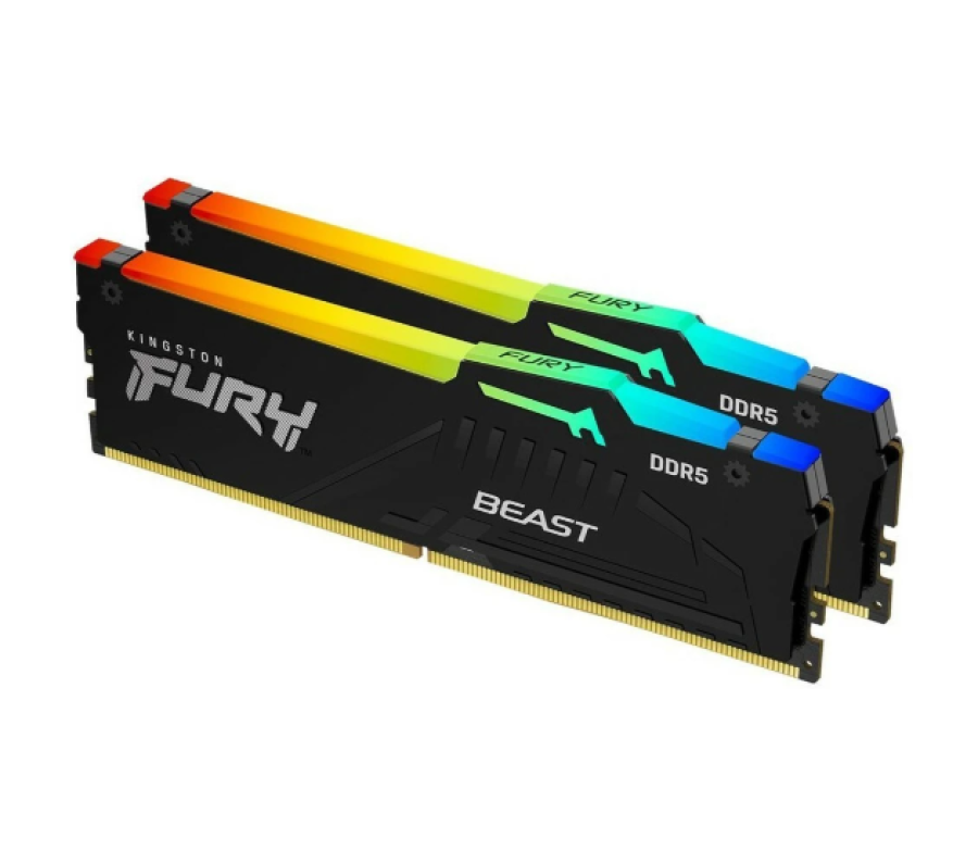 Kingston Fury Beast RGB 64Gb DDR5 6000MHz (2x32Gb KIT) (KF560C36BBEAK2-64)