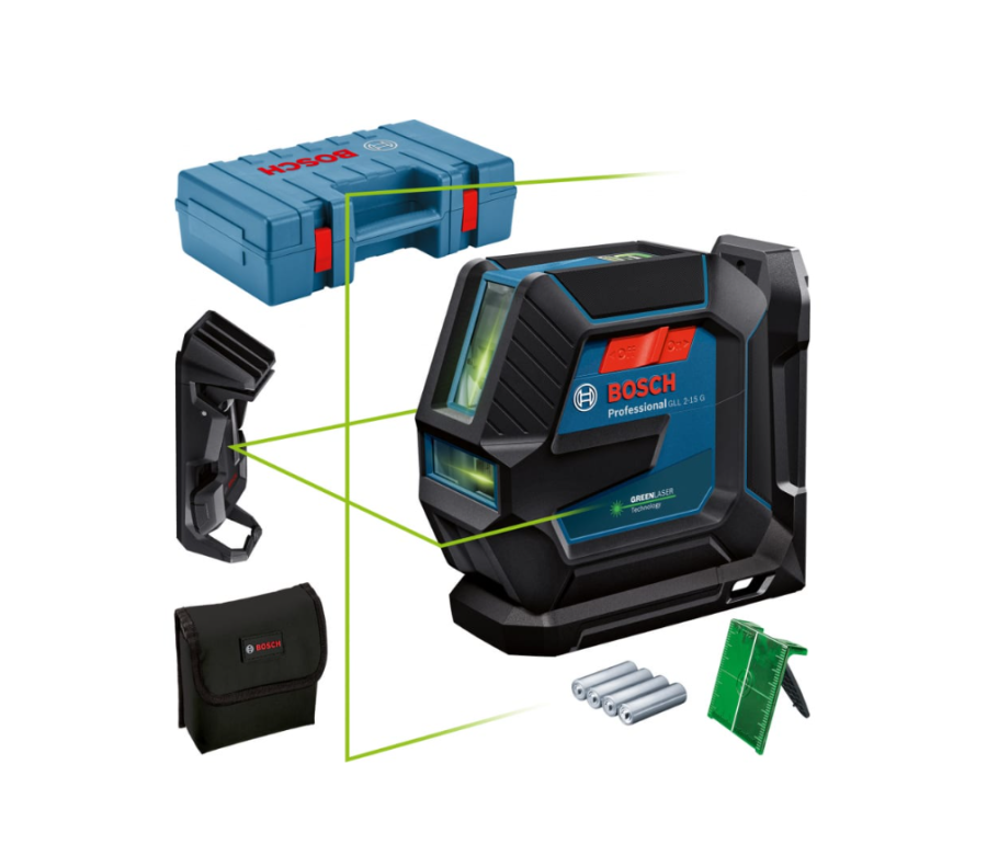 Bosch GLL 2-15G + LB10 + клипса + кейс (0601063W02)