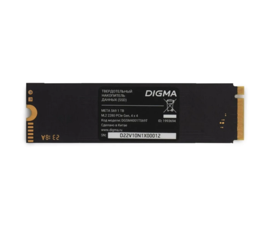 Digma Meta S69 1Tb (DGSM4001TS69T)