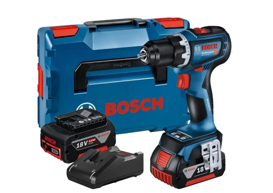 Bosch GSR 18V-90 C, 5Ач, с двумя аккумуляторами (06019K6006)